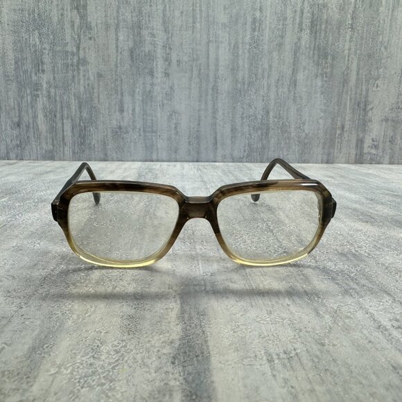 Blake Janet Design Eyeglasses Frames Only TAN Brown Crystal Full Rim Small - Picture 3 of 13
